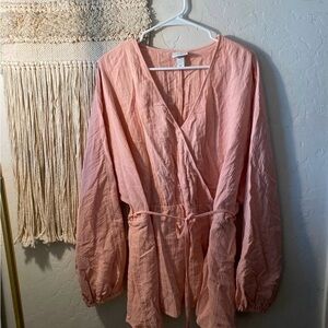 Ava & Viv Pink Blouse